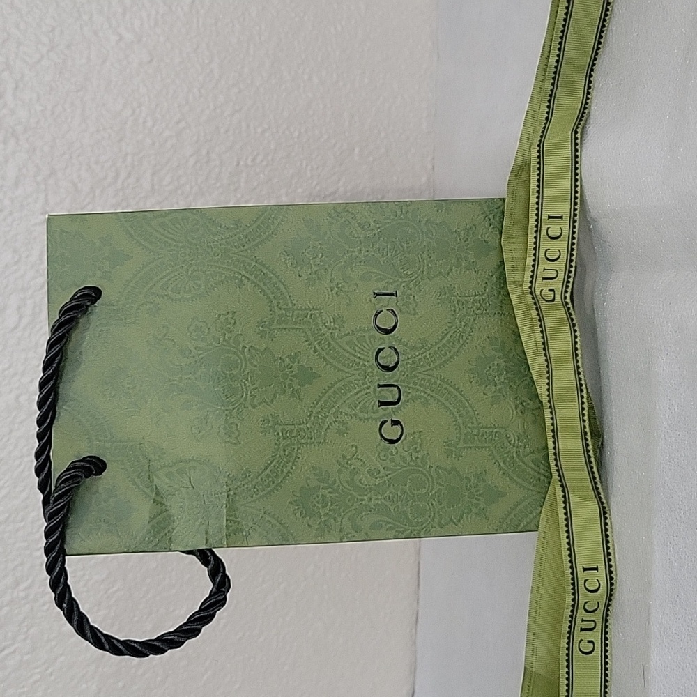GUCCI Gift Bag and Ribbon